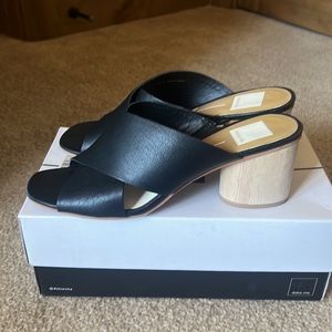 🔥 DOLCE VITA ATIRA LOW SANDAL MULE HEEL SZ.8